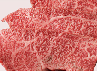 霜降り・赤身の中間の牛肉